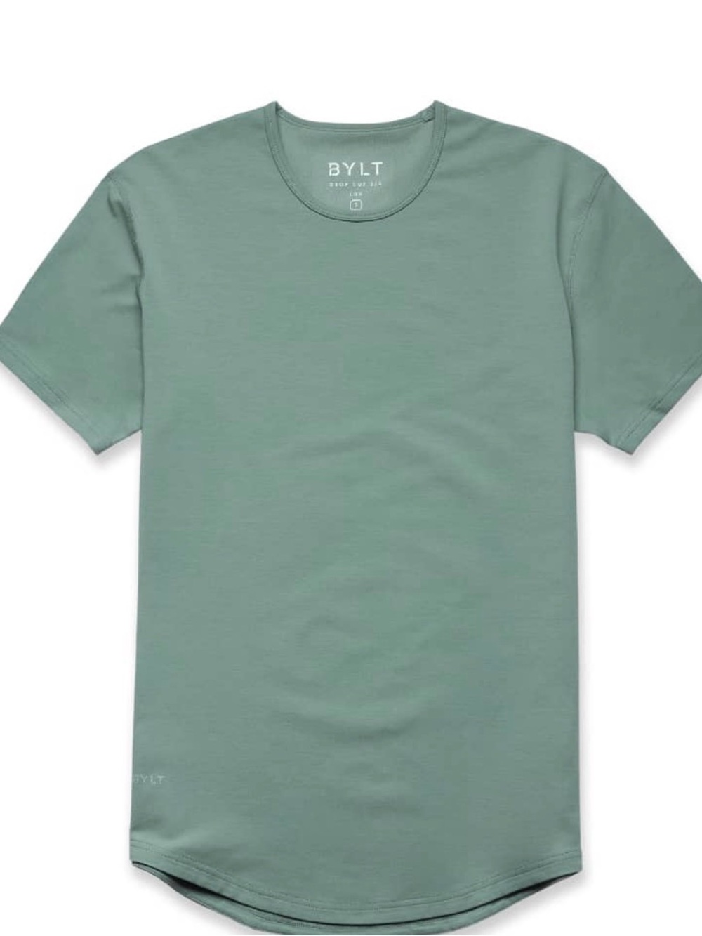 BYLT Drop-Cut LUX slim fit t-shirt in Moss Green